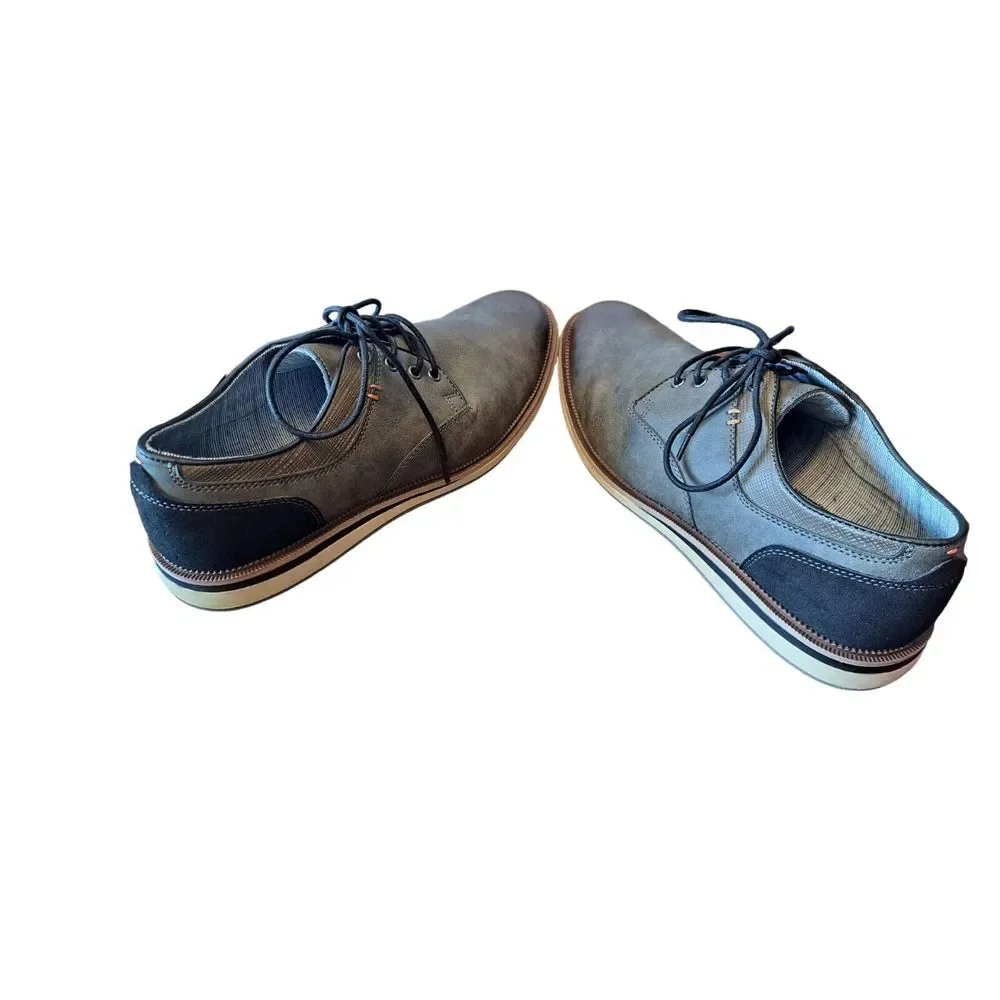 Sonoma Ortholite Eco Men Dress Shoe‎ Cushioned Size 10.5 M Grey Black Brown